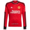 Camisola Manchester United Bruno Fernandes 8 Manga Comprida Homen Equipamento 1ª 23/24